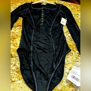 Free people sloane bodysuit nwt